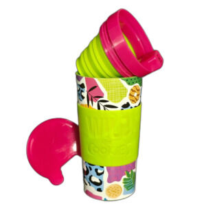 Girl Scout Cookie Sale Travel Tumbler Cup Snack Cup Drink Container space saving